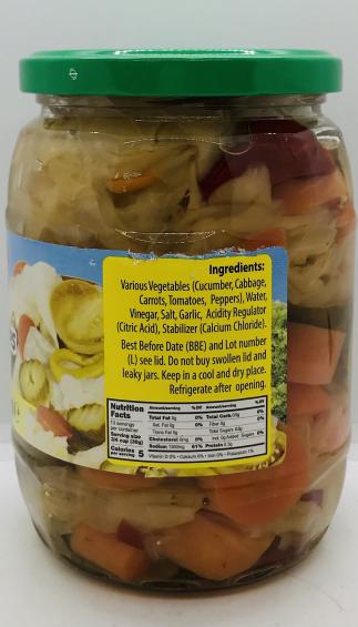 Floria Mixed Pickles 680g.