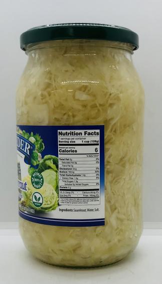 Belveder Sauerkraut 900g.