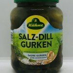 Kuhne Salz-Dill Gurken 650g.