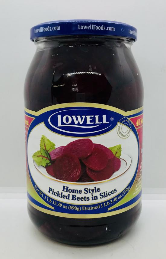 Lowell Home Style Pickled Beets in Slices 890g.