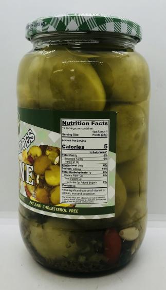 Family Pack Green Tomatoes in Brine 946ml.