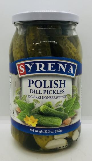 Syrena Polish Dill Pickles 860g.