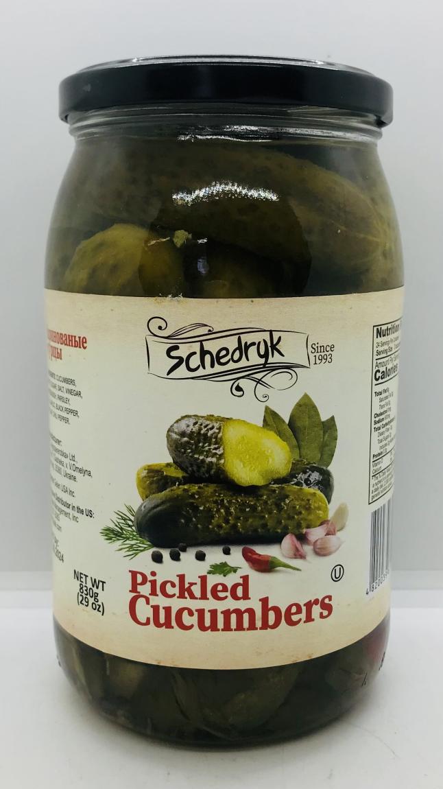 Schedryk Pickled Cucumbers 830g.