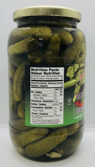 Zakuson Baby Dill Pickles 1L.