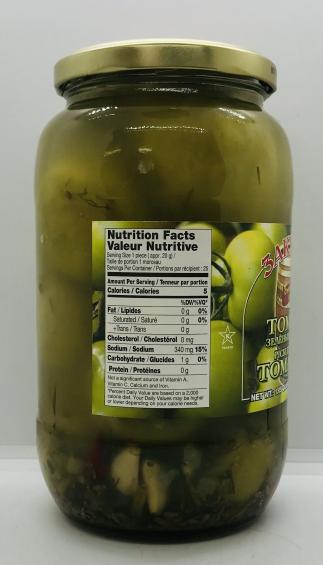 Zakuson Pickled Green Tomatoes Vertes 1L.