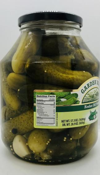 Garden Made Kosher Dill Pickles 1630g.