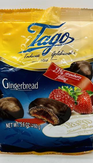 Tago Gingerbread Strawberry 160g.