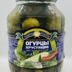 Teshini Retsepti Pickled Cucumbers w. Garlic 1600g.