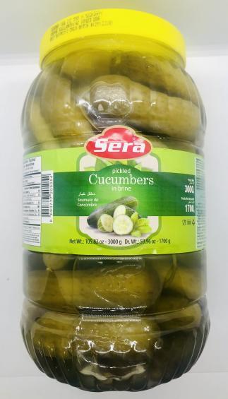 Sera Pickled Cucumbers in Brine 3000g.