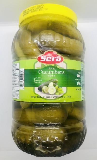 Sera Pickled Cucumbers in Brine 3000g.