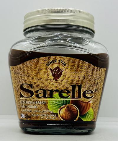 Sarelle Hazelnut Spread w. Cocoa 700g.