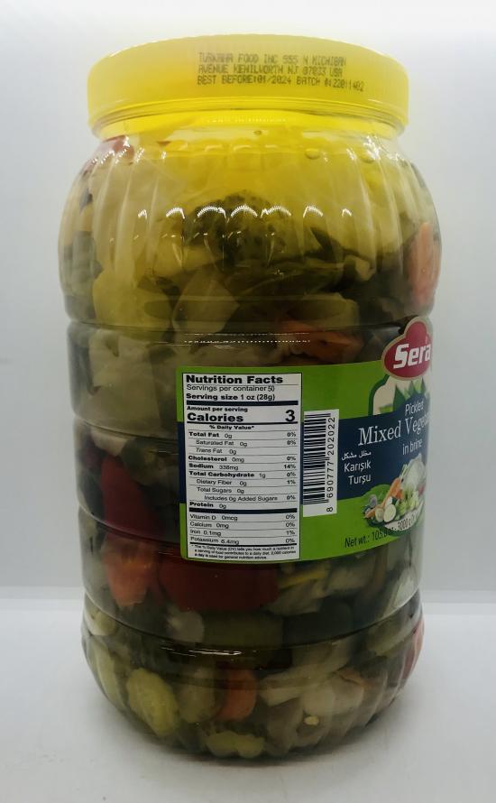 Sera Pickled Mixed Vegetables 3000g.