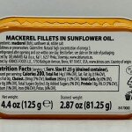 Delamaris Mackerel Fillets in Sunflower Oil 125g.