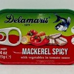 Delamaris Mackerel Spicy 125g.