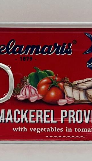 Delamaris Mackerel Provencale w. Vegetables 125g.