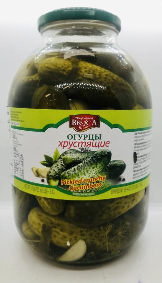 Traditsii Vkusa Crunchy Cucumbers 3Kg