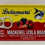 Delamaris Mackerel Izola Brand 125g.