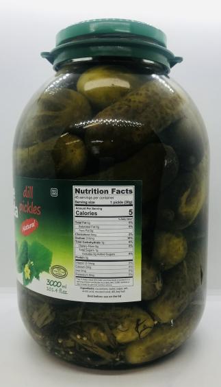 Vive la Vida Dill Pickles 3L.