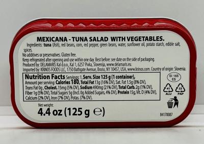 Delamaris Tuna Salad Mexicana 125g.