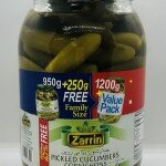 Zarrin Pickled Cucumbers Cornichons 2L.