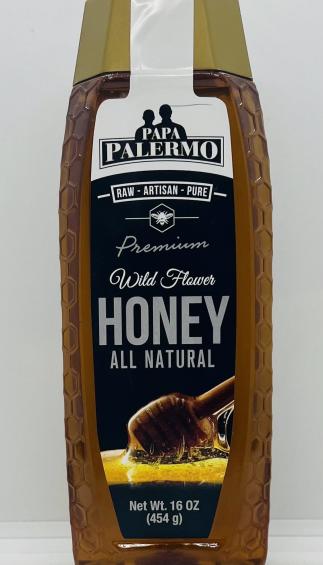 Papa Palermo Honey 454g.