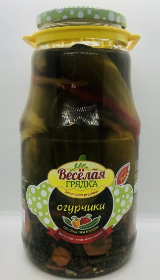 Vesyolaya Gradka Cucumbers w. Pepper 1750g.