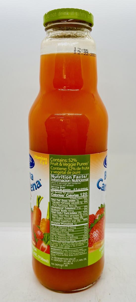 Lowell Buena Carrotenna Carrot and Straw. 750mL.