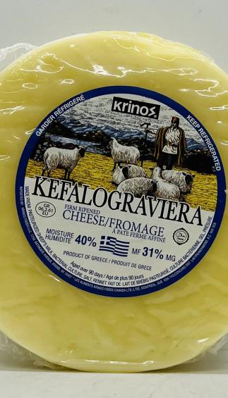 Krinos Kefalograviera Firm Cheese 468g.