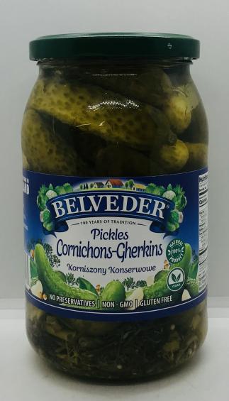 Belveder Pickles Cornichons-gherkins 900g.