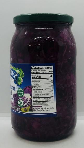 Belveder Red Cabbage Salad 900g.