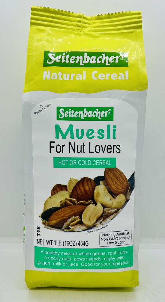 Seitenbacher Muesli For Nut Lovers 454g.