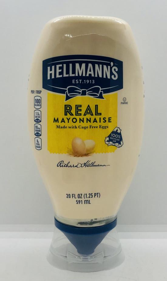 Hellmann's Real Mayonnaise 591mL.