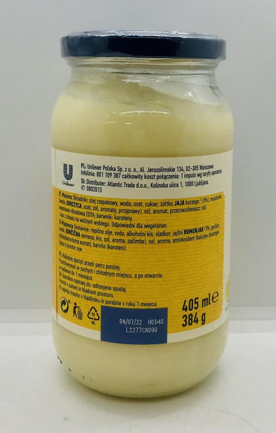 Hellmann's Real Mayonnaise 405mL.