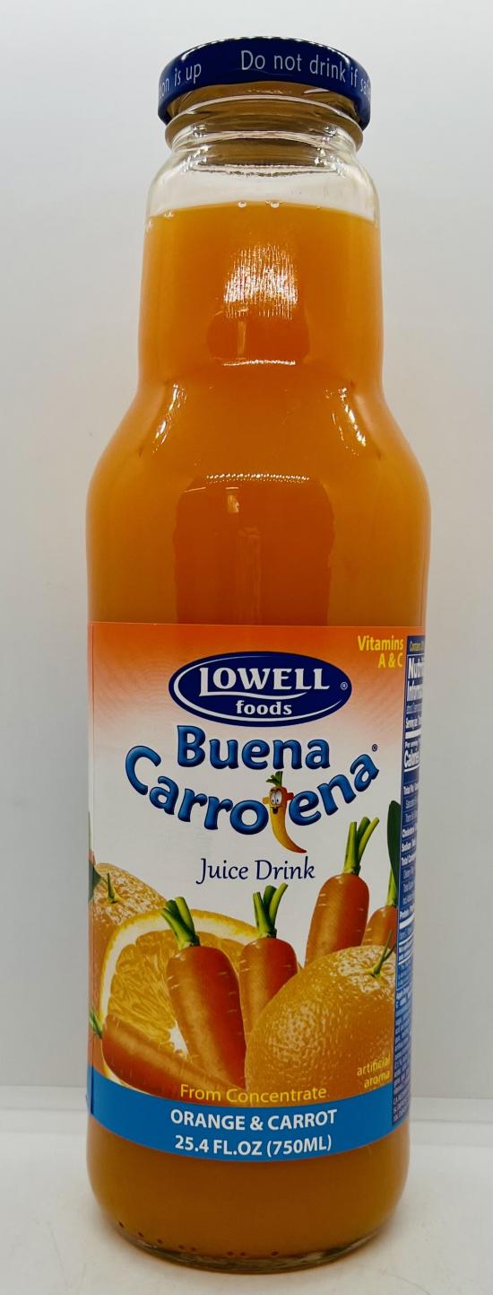 Lowell Orange & Carrot Juice 750mL.