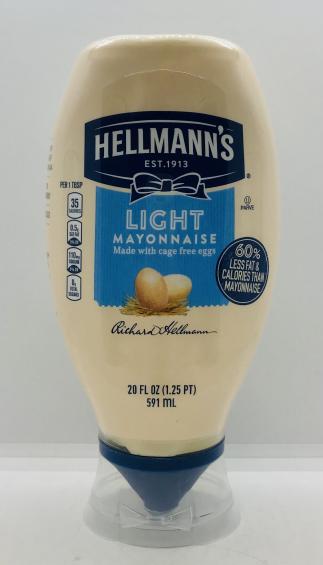 Hellmann's Light Mayonnaise 591mL.