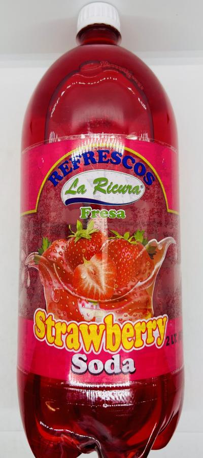 La Ricura Strawberry Soda 2LT.