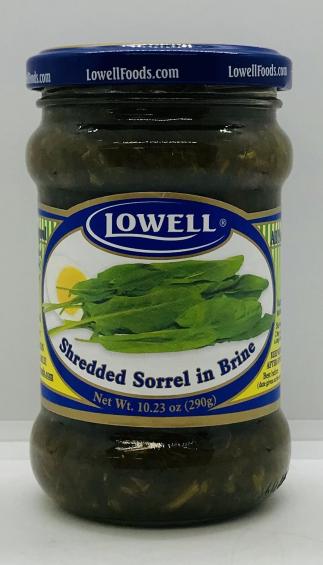 Lowell Shredded Sorel in Brine 290g.