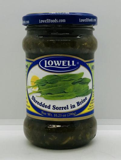 Lowell Shredded Sorel in Brine 290g.