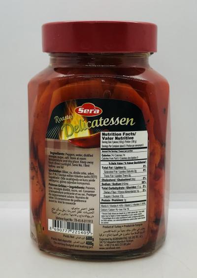 Sera Delicatessen Roasted Red Peppers 680g.