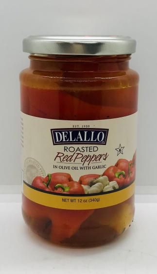 Delallo Roasted Red Pepper 340g.