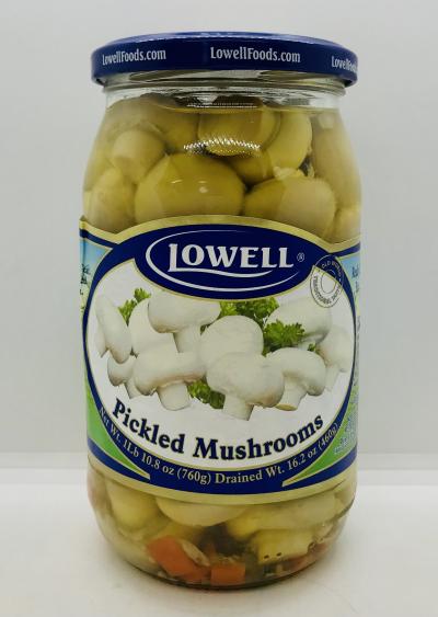 Lowell Pickled Mushrooms 760g.