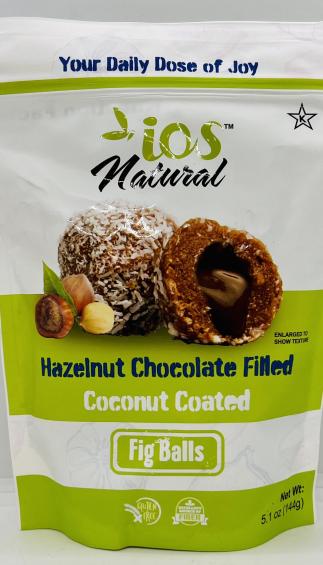 Ios Natural Hazelnut Chocolate Filled 144g.