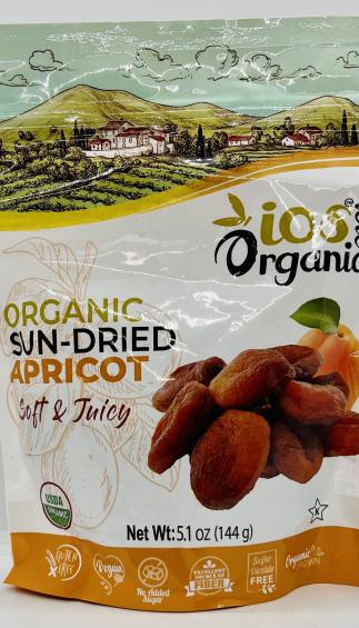 Ios Organic Sun-Dried Apricot 144g.