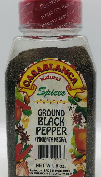 Spices Ground Black Pepper (6 oz.)