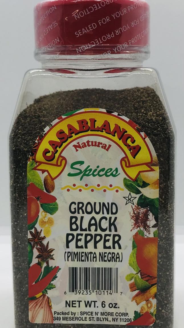 Spices Ground Black Pepper (6 oz.)