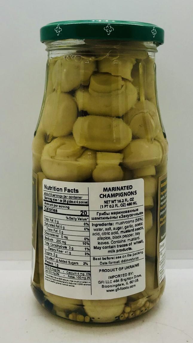 Veres Marinated Champignons 276g.