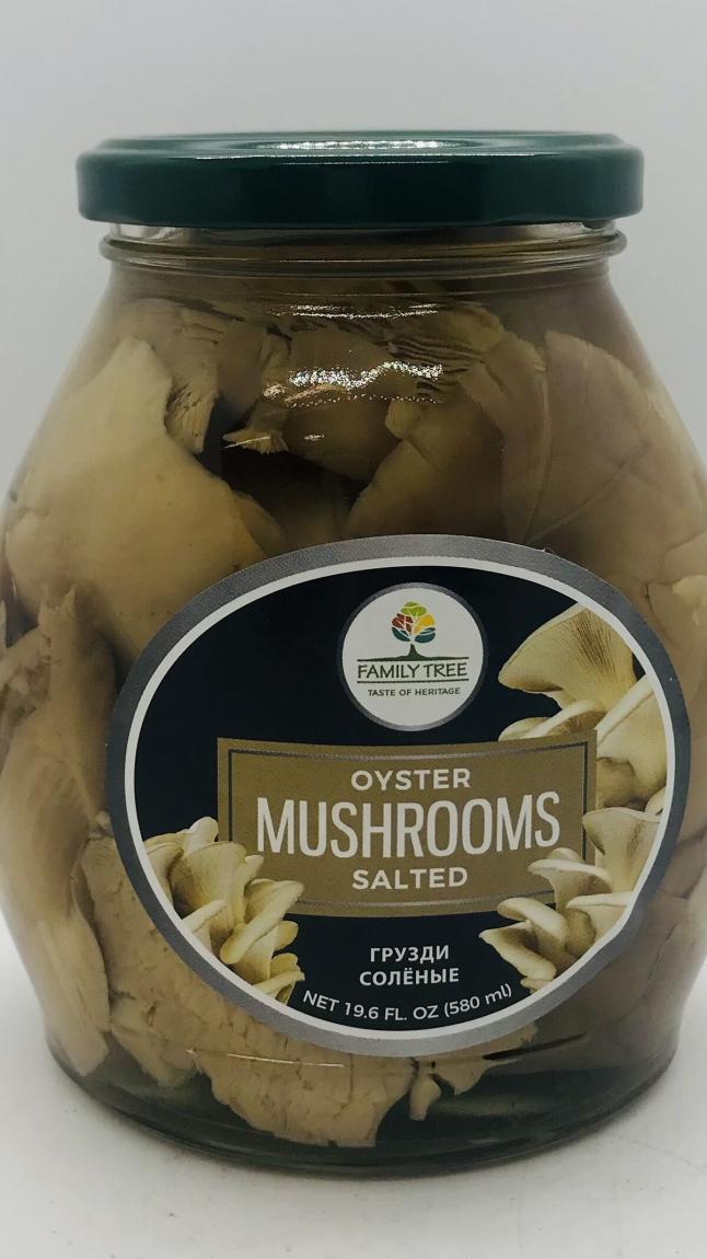 FT Oyster Mushrooms Salted 580mL.