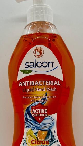 Saloon Antibacterial Citrus 400mL.