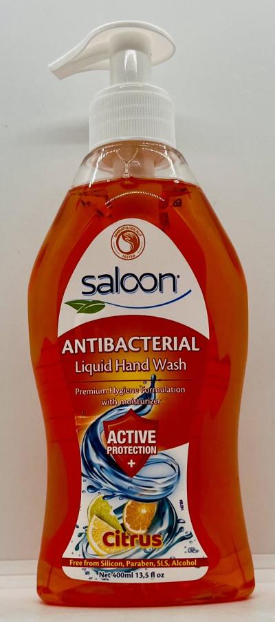 Saloon Antibacterial Citrus 400mL.