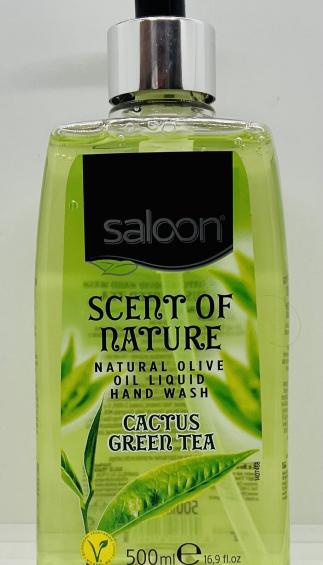 Saloon Scent of Natural Cactus Green Tea 500mL.